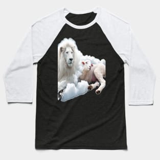 Lamb and Lion. Baseball T-Shirt